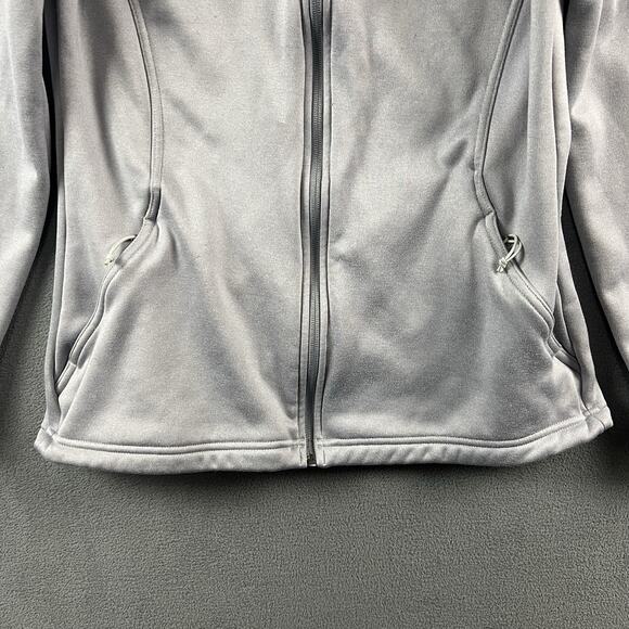 The North Face Jacket Womens Large Gray Agave Full Zip Pockets Outdoor Hiking - Picture 3 of 11